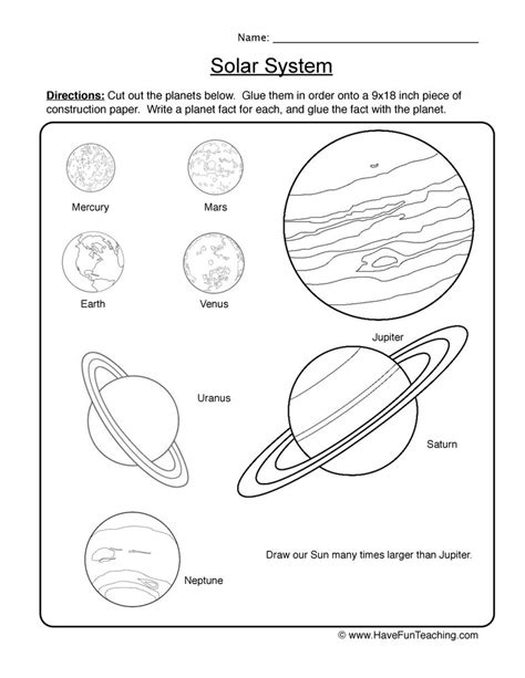 Planets clipart order worksheet, Planets order worksheet Transparent ...