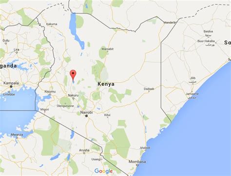 Where is Lake Baringo on map Kenya