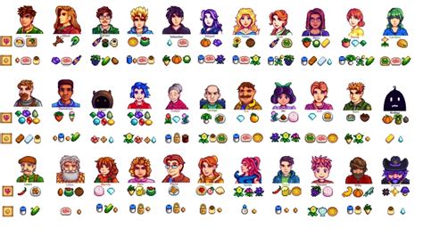 Favorite Gifts of every character in Stardew Valley - Gamespedition.com