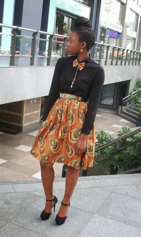 The Click Styles today - Kitenge Skirt - The Click Styles