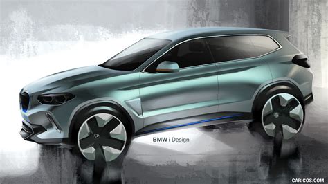 2018 BMW iX3 Concept - Design Sketch | Caricos