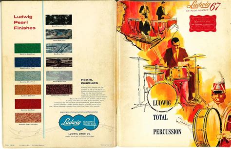 1967 Ludwig Drum Catalog Cover-Back-Front | Ludwig drums, Catalog cover ...