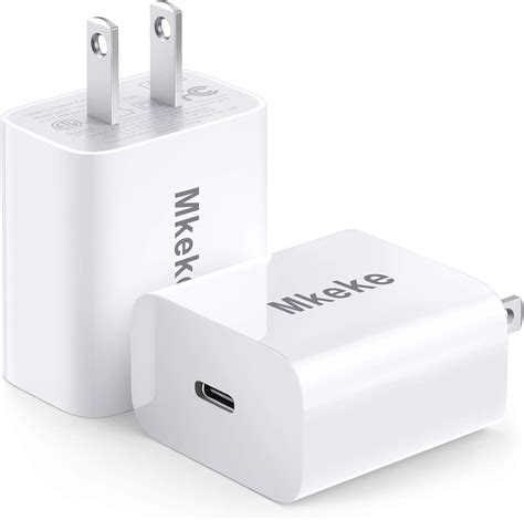 Amazon.com: Mkeke 20W USB C Charger for Apple iPhone 12 / Fast Type C ...