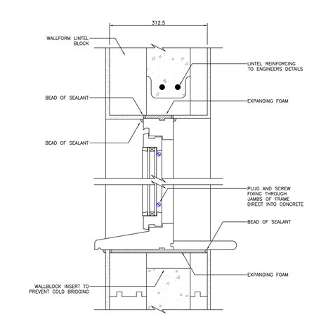 Typical Window Detail - BecoWallform Insulated Concrete Formwork