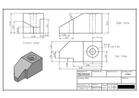 Orthographic-projection-drawing Orthographic Projection,, 54% OFF