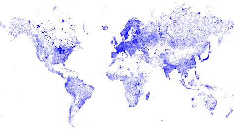 World Map Of Rivers And Lakes