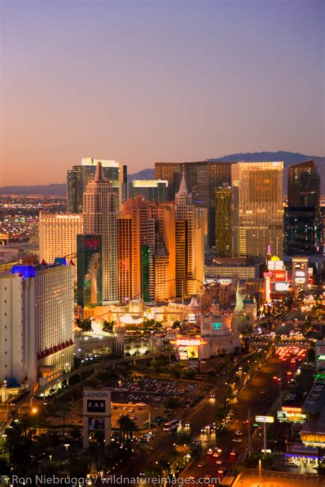 Aerial view of the Strip | Las Vegas, Nevada. | Photos by Ron Niebrugge