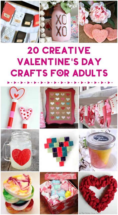 20 Valentine's Day Crafts & Handmade Gifts for YOU to Make (Crafts for ...