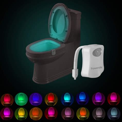 SBLE Sensor Motion Activated LED Toilet Night Light Battery-powered ...