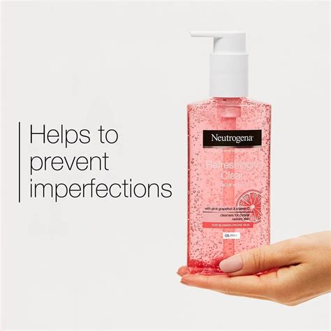 Neutrogena face wash| with pink grape fruit and vitamin c