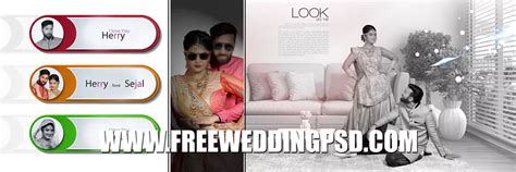 free wedding photoshop templates - Free Wedding PSD