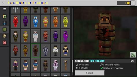 FNAF Skin Pack - MCPE AddOns - Minecraft PE addons, mods, maps, shaders ...