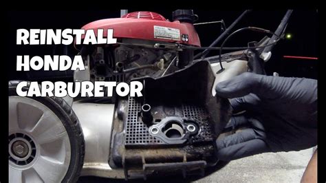 How To Replace A Carburetor On A Honda Lawn Mower Honda Lawn