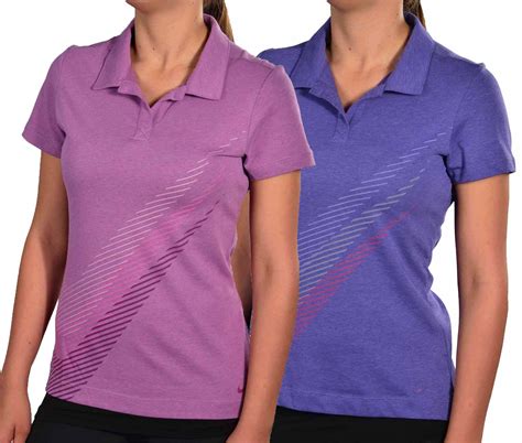 Nike Women's Dri-Fit Sports Swoosh Golf Polo Shirt | eBay