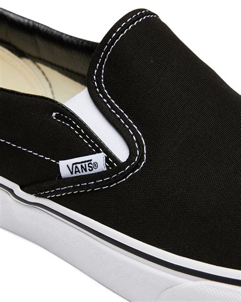 Vans Mens Classic Slip On Shoe - Black | SurfStitch