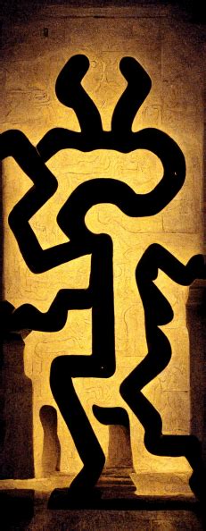 Labyrinth of Minos Greek Myth by Keith Haring · Creative Fabrica