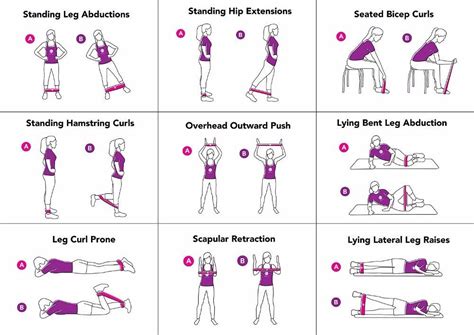 Printable Resistance Band Workouts - Printable Word Searches