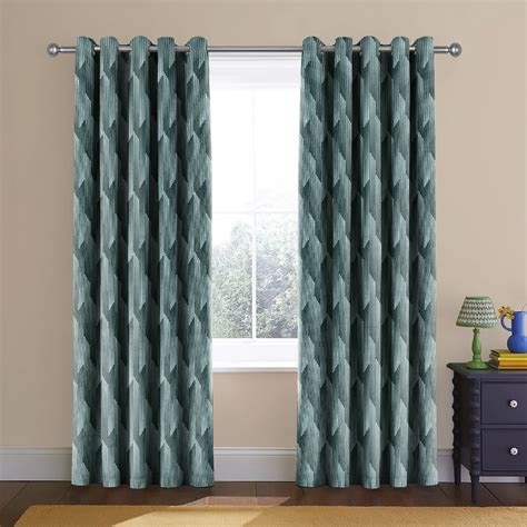 OSLO TEAL BLACKOUT CURTAIN