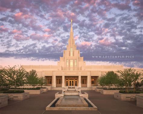 Phoenix Temple Morning Skies - A lovely summer sunrise at the Phoenix ...