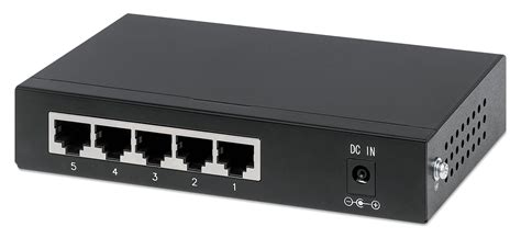 Intellinet 5-Port Gigabit Ethernet PoE+ Switch (561228)