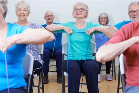 Seated Theraband Exercises For Seniors | Elcho Table