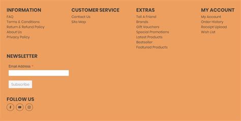 How to Manage Footer Menu Layout – UniCart Support Center