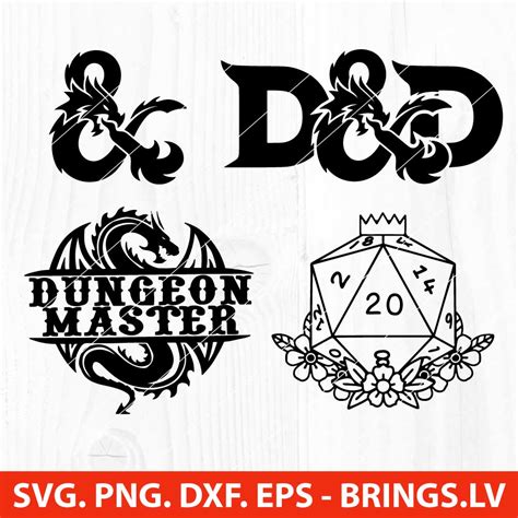 Dungeons and Dragons SVG, Dnd SVG, D&D Logo SVG, PNG