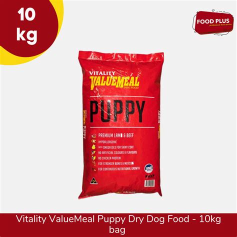 Vitality ValueMeal Puppy Dry Dog Food - 10kg bag – Food Plus Store