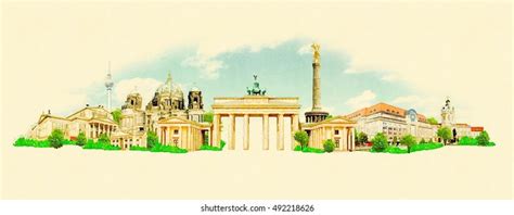 541 Berlin skyline drawing Images, Stock Photos & Vectors | Shutterstock