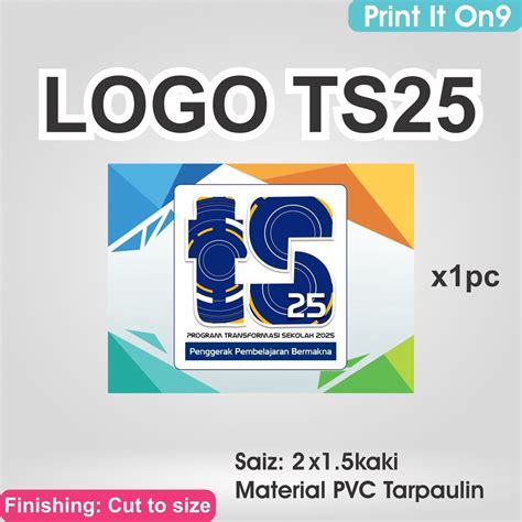 Banner TS25 Logo & Konsep Program Transformasi Sekolah | Lazada