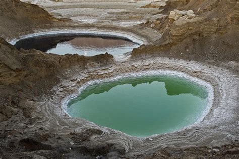 Giant Sinkholes Appear Around Drying Dead Sea