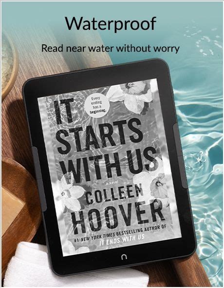 Top 10: Waterproof e-Ink e-readers - overview on bookrunch