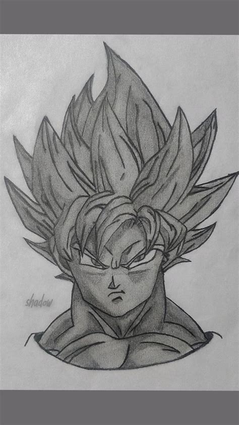 Dragon Ball Super Goku drawing | Goku drawing, Dragon ball super, Drawings