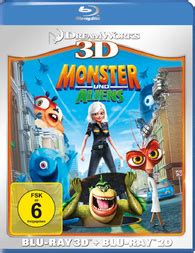 Monsters vs. Aliens 3D Blu-ray (Monster und Aliens 3D) (Germany)