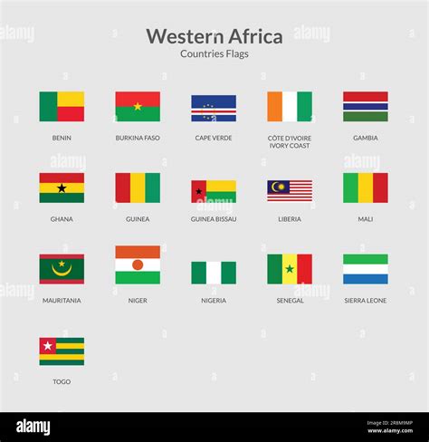 Flags Of West African Countries