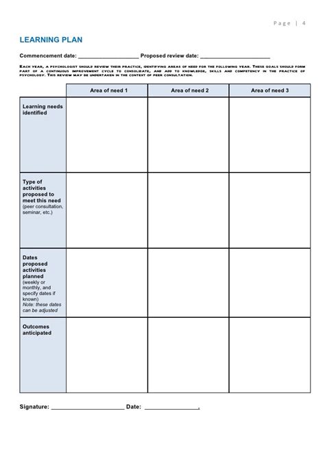 Spa cpd journal template 2011