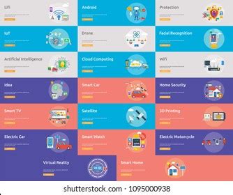 Technology Banner Design Stock Vector (Royalty Free) 1095000938 ...