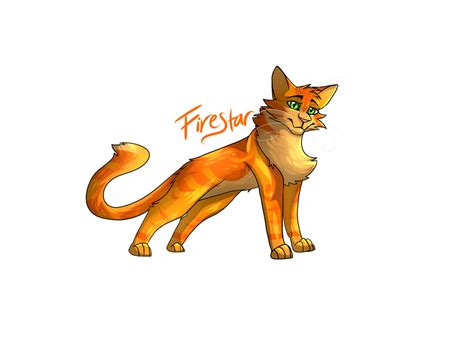 Warrior Cat Drawings Firestar