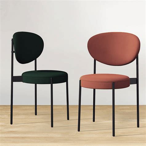 Restaurant modern metal frame dining chair