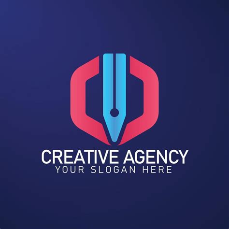 creative agency logo simple design 13948440 Vector Art at Vecteezy