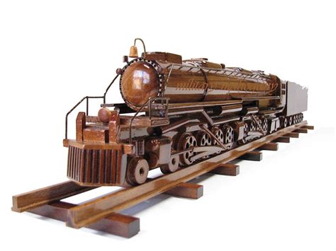 Union Pacific Big Boy Train Wooden Model | Military Mahogany