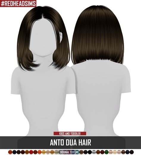 ANTO DUA HAIR - KIDS AND TODDLER VERSION | REDHEADSIMS - CC