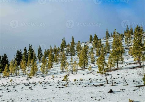 Snowy mountain landscape 24260101 Stock Photo at Vecteezy