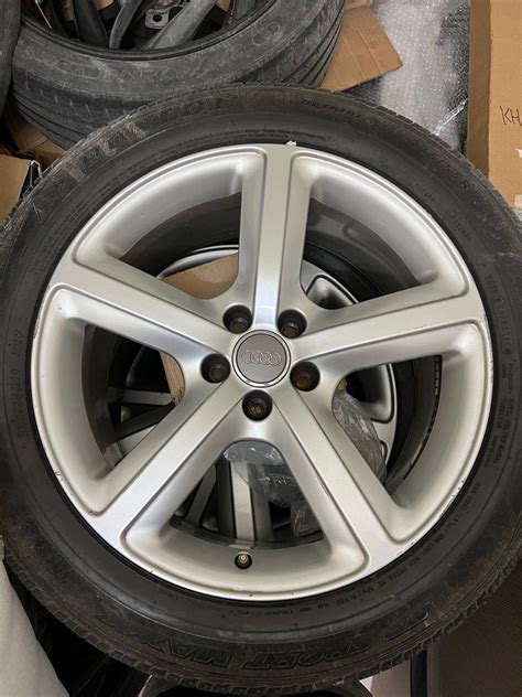 Original Audi 19inch Rims Set, Car Accessories, Tyres & Rims on Carousell