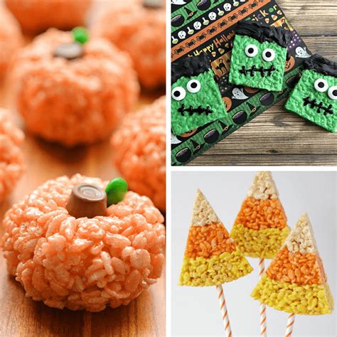 HALLOWEEN RICE KRISPIE TREATS: 15 of the BEST cereal treat ideas