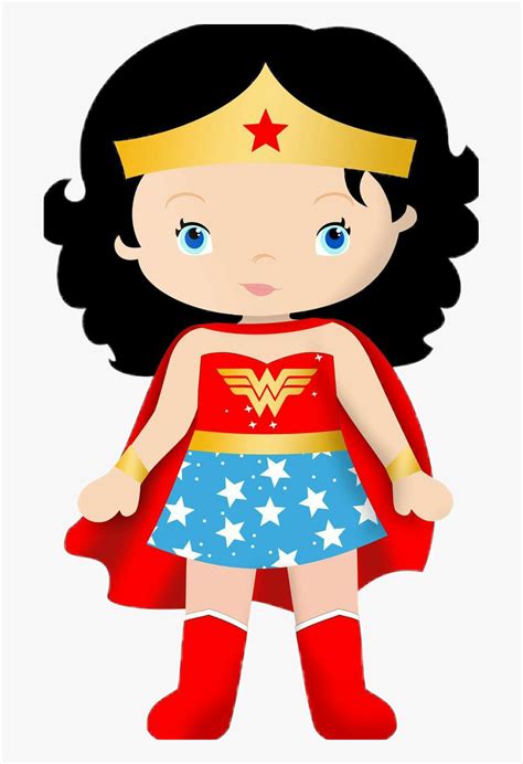 Wonder Woman Cute Png - Wonder Woman Baby Png, Transparent Png - kindpng