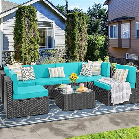 Outdoor Patio Sectional Sofa Set