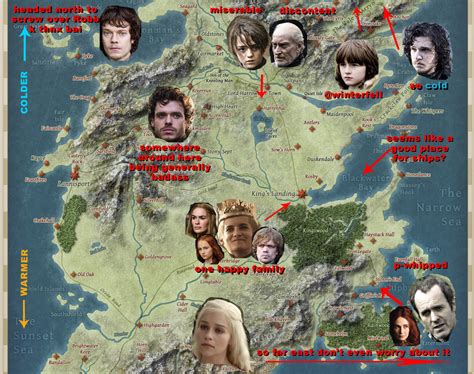 Game Of Thrones: Game Of Thrones Map