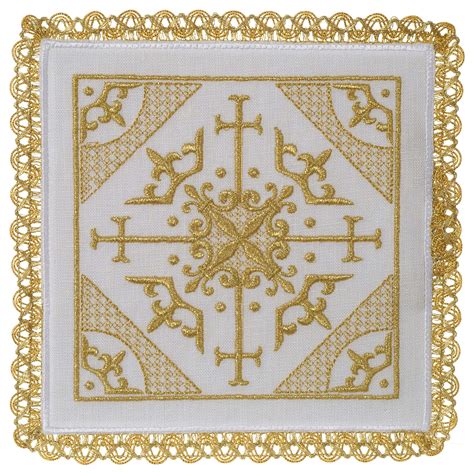 Altar cloth set 100% linen with modern design embroidery | online sales ...