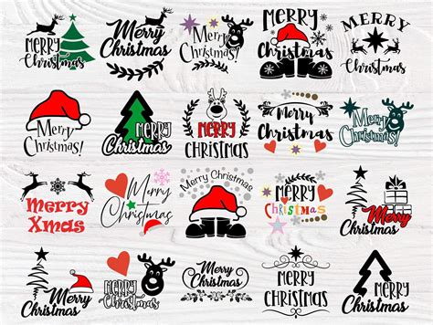 Merry Christmas SVG Bundle, Svg Files for Cricut By TonisArtStudio ...